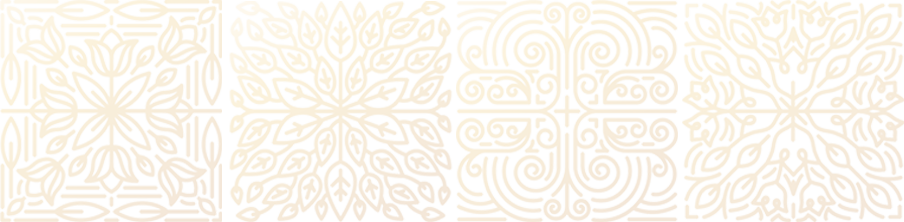 Golden iron work design